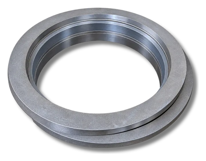 Aros, peça fundida em aço carbono wcb